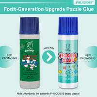 1 x RAW Customer Returns PHILODOGS Puzzle Glue, Puzzle Glue Transparent with Applicator Suitable for Attaching and Hanging Puzzles, Quick Drying, 120ml - RRP €14.39