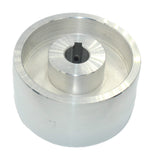 1 x RAW Customer Returns  Drive 100-19 Belt grinder drive wheel CNC machined belt grinder drive wheel for knife grinder 100mm diameter - 55mm wide with 19mm bore - RRP €40.15