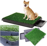 1 x RAW Customer Returns Sailnovo dog toilet, puppy toilet with artificial grass, 63x50cm dog toilet, puppy toilet, pet toilet, training pad for pets for small, large, older dogs, animal toilet - RRP €58.48