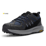 1 x RAW Customer Returns FitVille hiking shoes men extra wide lightweight breathable trekking shoes wide outdoor shoes non-slip mountain shoes cushioning men s sneakers with arch support navy blue 42.5 EU X-Wide - RRP €69.99