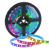 1 x RAW Customer Returns SEZO WS2812B ECO 5M 300LEDs DC5V Individually Addressable LED Strip Individual SMD5050 300 Pixel Dream Color Programmable LED Light Strip Flexible IP65 Waterproof Black PCB WS2812E  - RRP €31.25