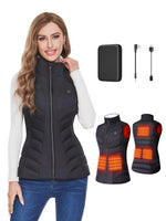 1 x RAW Customer Returns Zogeicy heated vest for women with battery, lightweight heating vest with 5 heating areas, fashion slim fit heated jacket for women - RRP €96.79