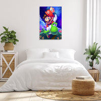 5 x Brand New SENQAO Mario Painting by Numbers Adults Children with Frame, Painting by Numbers from 5 6 7 9 Years Girls, Diy Set Adults Acrylic Paints Hand Painted Oil Painting Canvas for Home D cor, 20 x 30 cm - RRP €102.0