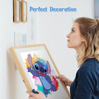 7 x Brand New NAIMOER Stitch Diamond Painting Kits for Adults, Full Drill Stitch Cartoon Diamond Painting Kits, DIY 5D Diamond Dots Stitch Diamond Pictures Kits for Home Decor 30x40 cm - RRP €62.86