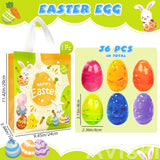 1 x RAW Customer Returns Aviski 36Pcs 8 6cm Painted Iridescent Easter Marble-like Eggs for Kids Basket Stuffers Fillers with 1pc Easter Hunt Game Fleece Bag, Toys Filling Treats and Easter Theme Party Favor - RRP €20.4