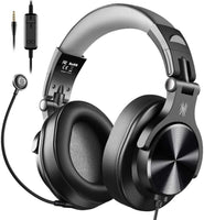 1 x RAW Customer Returns OneOdio Fusion A71 Headphones, Wired DJ Headphones, Studio Headset, Monitoring Headset with 6.35mm and 3.5mm Plug, Compatible with Synthesizer for Guitar, Piano, PC, Tablet, Smartphone - RRP €18.98