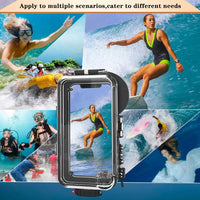 1 x RAW Customer Returns Starbea Underwater Cell Phone Case Waterproof Cell Phone Case for iPhone 14, 12 13 Pro 12 13 Pro Max, 12 13 Mini Waterproof Mobile Phone Case Access to Camera Control SFPH02 - RRP €99.99