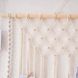 7 x Brand New Macrame wall hanging Boho decorative tapestry style, tapestry wall decoration handmade, for outdoor, living room, bedroom, indoor, gifts 50 100 cm beige with photo holder 20 - RRP €142.8