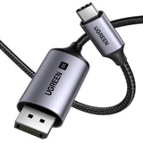 1 x RAW Customer Returns UGREEN USB C to DisplayPort 1.4 Cable 8K 60Hz 30Hz 4K 240Hz 144Hz HDR VRR Thunderbolt 4 3 DP1.4 Cable Compatible with iPhone 15 MacBook Pro Air M1 M2 iPad Pro Air 5 Surface Pro 8 Galaxy S23 2M  - RRP €21.99