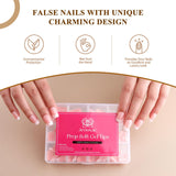 29 x Brand New Arousar Smooth Artificial Nails Square Nail Tips, 240pcs Medium Length Skin Color Fake Nails White Nail Tip for Sticking, French Acrylic Nail Tip DIY Nail Art for Women - RRP €292.03