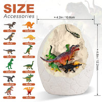 5 x Brand New Safego Dino Eggs to Dig Up, Large Dino Egg Dinosaur Excavation Set for Kids 6 Years Old, Dino Egg Kids Toy Includes 12 Dinos, Archaeology STEM Educational Toy for Boys Girls - RRP €108.1