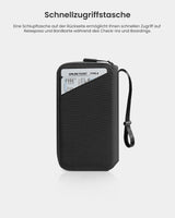 1 x RAW Customer Returns tomtoc Passport Case for 4 Passports, Passport Cover Organizer Bag Passport Holder with SIM Card Holder and Eject Pin, RFID Protection, Card Compartment, ID Pocket for Family, Travel - RRP €30.73