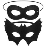 2 x RAW Customer Returns Neer 2 Pieces Halloween Bat Eye Masks Masquerade Mask Black Gothic Vampire Bat Accessories Men Women Costume Masks for Halloween Carnival Cosplay Party Hero  - RRP €16.1