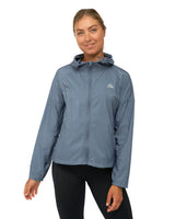 1 x RAW Customer Returns DANISH ENDURANCE Women s Windbreaker, Sports Jacket with Adjustable Hood, Elastic Cuffs, Blue, XXL - RRP €35.95