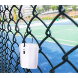 1 x RAW Customer Returns Portable Travel Padlock, Indoor Outdoor Safe, Protect Your Valuables Mini Safe White  - RRP €25.43