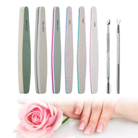 1 x Brand New Nail Files, Nail Files, 6 Pieces Nail Files, Nail Files, Professional Nail Files, Double Sided Nail Files, Set of Nail Files, Nail Files, Professional Nail Files - RRP €18.0