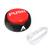 1 x RAW Customer Returns Senfine USB Sound Button Freely Playable Buzzer for Office Fun from Bullshit to Panic Everything is Possible - RRP €20.15