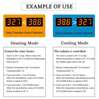 1 x RAW Customer Returns ARCELI Temperature Controller Digital LCD Display Microcomputer Thermal Controller Thermocouple Thermostat 12 V, 10 A  - RRP €9.25