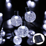 1 x RAW Customer Returns Moxled Solar Fairy Lights Outdoor 60 LED, 11M Solar Fairy Lights Outdoor Waterproof, 8 Modes Solar Fairy Lights Outdoor for Garden, Patio, Balcony, Parties White  - RRP €17.51