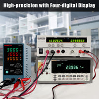 1 x RAW Customer Returns Laboratory power supply, HANMATEK HM310 0-30V 0-10A, adjustable, laboratory power supply DC with 4-digit LED display, stabilized switching power supply, current measuring device, overload and short-circuit proof - RRP €64.08