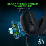 1 x RAW Customer Returns Razer BlackShark V2 Pro for PC - Premium Wireless Esports Gaming Headset Wireless Headphones with 50mm Drivers, HyperClear Supercardioid Microphone, HyperSpeed Wireless Technology Black - RRP €154.48