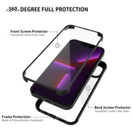 1 x RAW Customer Returns MyGadget 360 degree case compatible with Apple iPhone 11 - all-round protection front and back - full cover with built-in screen protector - full protection in black - RRP €10.99