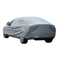 1 x RAW Customer Returns Sipobuy Universal Car Cover Fully Waterproof Scratch Resistant Durable Lined Cotton Breathable Heavy Duty - RRP €24.99