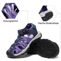 1 x RAW Customer Returns Women s Sports Sandals Trekking Sandals Closed Outdoor Hiking Sandals Summer Lightweight Shoes Women s Sandals for Sports Beach Water Sports Purple 39 - RRP €45.99