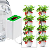 1 x RAW Customer Returns DIY Automatic Watering System with Filters Indoor Automatic Watering Set Potted Plant Holiday Watering System Balcony for 8 Houseplants with Water Pump for Flowerbed Terrace Garden - RRP €23.0