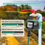 1 x RAW Customer Returns RESTMO irrigation computer, ball valve irrigation control, sprinkler timer for garden hose, outdoor faucet, automatic manual irrigation system, zero low water pressure system - RRP €37.68