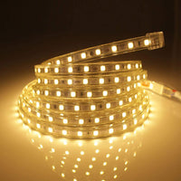 1 x RAW Customer Returns Q.Laomi LED Strip with Switch, IP65 Waterproof Light Strip 220V LED Strip 1 Meter, Warm White  - RRP €20.16