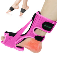 7 x Brand New Plantarelief Plantar Fasciitis Night Splint Plantar Fasciitis Relief Brace, 2 Adjustable Straps Night Splint Heel Spur Women Men, Ankle Brace Plantar Fasciitis, Achilles Tendonitis Pink - RRP €184.8