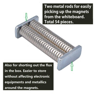 2 x RAW Customer Returns Magenesis Pack of 52 neodymium magnets 10x2mm mini magnets extremely strong approx. 2 kilos adhesive strength - RRP €22.16