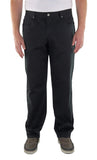 1 x RAW Customer Returns MARINA DEL REY Men s 5-Pocket Twill Trousers Stretch in Comfort FIT Large Sizes, Plus Sizes, Big Size 66, Black  - RRP €49.85