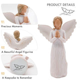 1 x RAW Customer Returns Praying angel, angel sculpture guardian angel collectible figure hand carved with gift box, encouragement gift to show love, sympathy, gratitude, grief, friendship or prayer - RRP €18.14