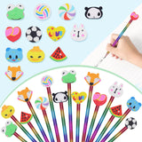 1 x RAW Customer Returns 40 Pieces Pencils Gadget Birthday Children Colored Pencils with Eraser Party Favors Birthday Children Christmas Gadget - RRP €14.99