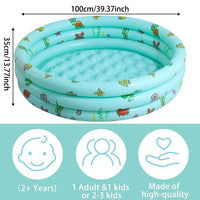 1 x RAW Customer Returns Paddling pool for children,Inflatable paddling pool,Swimming pool,Swimming pool,Inflatable pool,Inflatable children s pool,Small pool for children,Baby pool,Portable bathtub - RRP €19.15