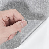 2 x RAW Customer Returns Blueshyhall Car Film Silver Glitter, 30 x 200 cm Car Wrapping Film Glitter, Car Film White Glitter Diamond, Car Film Silver Interior Exterior Waterproof with Self-Adhesive - RRP €42.34