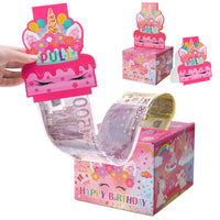 1 x RAW Customer Returns Partideal money gifts birthday, Happy Birthday gift box, DIY gift wrapping, surprise box puzzle box money box, money box for money gifts, mystery box for friends family children mermaid  - RRP €3.01