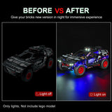 1 x RAW Customer Returns cooldac LED Light Kit Compatible with Lego 42160 Technic Audi RS Q e-tron, Remote Control Creative Decorative Lights Set Compatible with Lego 42160 Audi RS Q e-tron Building Blocks Model. - RRP €40.32