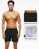 11 x Brand New Adorel Swimming Shorts Sports Quick Dry Swimwear for Men Black 2XL - RRP €237.6