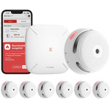 1 x RAW Customer Returns X-Sense Smart Smoke Detector XS01-M with SBS50 Base Station, T V Rheinland Certified, Wireless Smoke Detector with WLAN, Networkable Fire Alarm, Compatible with the X-Sense Home Security App, FS61, 6 Pack - RRP €129.99