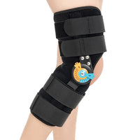 1 x RAW Customer Returns Short Knee Brace Adjustable Knee Brace Stabilization ROM Postoperative Knee Immobilizer Adjustable Knee Immobilizer with Lateral Leg Stabilizers for Meniscus Tears Men Women L  - RRP €49.33