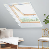 1 x RAW Customer Returns Apalus VP fly screen for roof windows, with new zipper system, insect protection for attachment to hinged windows, can be cut to window sizes up to 130x150cm, white, 2 pieces - RRP €17.14