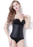 1 x RAW Customer Returns TwinsFlame women s latex waist trainer gift tape measure body full bust corset training sports corset, black 25 steel bones, M for waist 66-71CM  - RRP €27.6