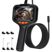 1 x RAW Customer Returns Coikes Endoscope Camera with Light 1080P 4.3 IPS Screen Inspection Camera IP67 Industrial Endoscope with 8 Adjustable LEDs 8mm Channel Camera Pipe Camera Snake Camera with 16.5ft Semi-Rigid Cable - RRP €33.99