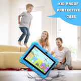 1 x RAW Customer Returns Ascrecem children s tablet 7 inch Android tablet for children with WiFi dual camera Bluetooth, parental controls, quad core, 2GB 32GB ROM, toddler children s tablet from 3-14 years for girls boys Youtube Google Play - RRP €60.49