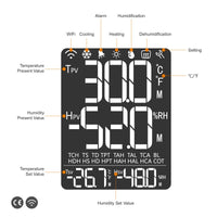 1 x RAW Customer Returns Elitech Thermostat Temperature Controller Humidity Controller Temperature Control Sockets 220V with Sensor Probe, Wifi Version, for Greenhouse Reptiles Terrarium - RRP €42.99