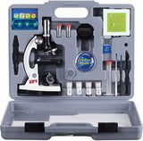 1 x RAW Customer Returns AmScope M30-ABS-KT2-W 52-piece children s beginner microscope with LED light and carrying case, 120X-1200X, 40cm x 37cm x 13cm, white - RRP €46.99