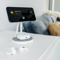 1 x RAW Customer Returns XLayer MagFix Pro 2-in-1 charging station wireless charger standby compatible with Magsafe charger Apple with magnetic induction wireless fast charging of iPhone 15 14 13 12 11 Pro Max Plus Mini - RRP €30.22